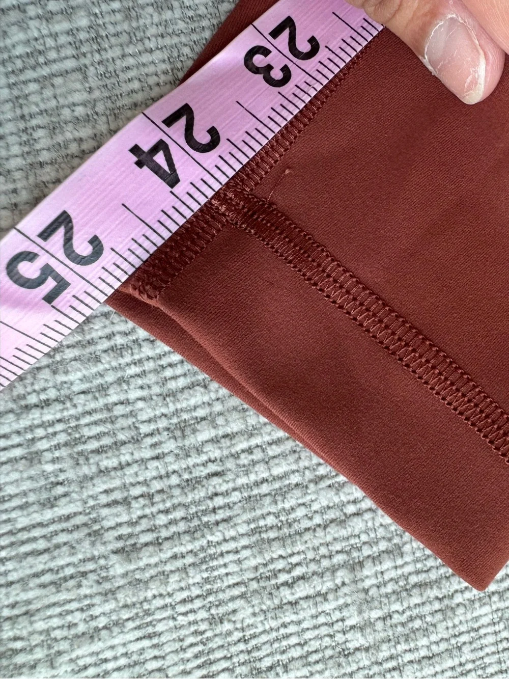 lululemon athletica Rust Brown High-Rise Leggings